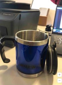 Chrome mug toast to the first heat preservation??? With a movable ...