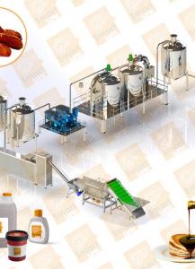Date molasses production and packaging line from Smart Mac. The ...