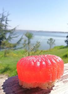 Musk soap and natural roses with natural fiber Excellent glycerin soap Moisturizing ...