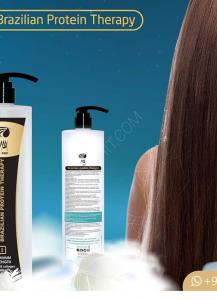 Intensive care enriched with protein and argan oil Strengthens hair by ...