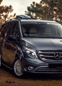 Car for rent with driver Mercedes Vito Vans can accommodate 9 ...