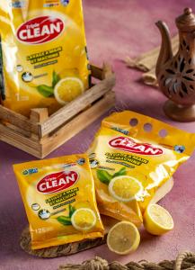 Triple Clean washing powder 125 gr With a distinctive lemon scent High quality Strong ...