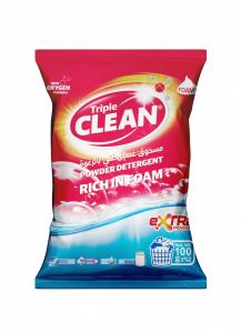 Triple Clean washing powder High foam High quality strong fragrance Tough on stains Cleans ...