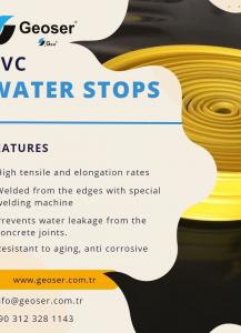 PVC WATER STOP    (FEATURES ) *PREVENTS WATER LEAKAGE FROM THE ...