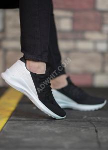 RICCON BOT SNEAKER ابيض واسود رجالي   