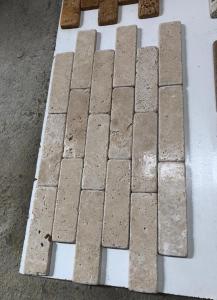 Tumbled light travertine 1/7/20 cm High quality materials at competitive prices Accuracy ...