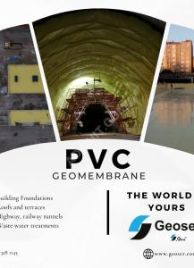 الأغشية الجيوممبرينية من PVC مصنوعة من بولي فينيل كلوريد بوليمر. ...