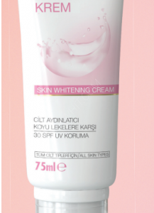 Helps lighten skin and give skin a whiter appearance.  