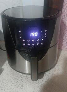 Electric fryer, excellent quality, XXL, digital display, 1700 watts Used 3 ...