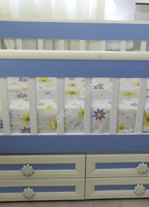 Used baby bed for sale  Very clean  Price: 1300 TL ...