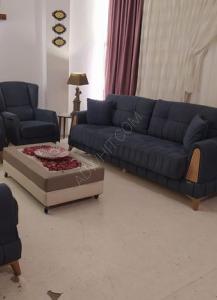Used living room set for sale  3+3+1+1  It can be ...