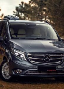 Car for rent with driver Mercedes Vito Vans can accommodate 9 ...