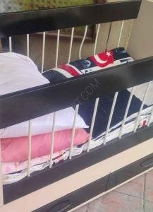 Used rocking baby bed for sale Price: 450 tl Located in Ankara 05377761488  