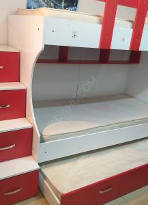 Used children s bunk bed for sale with 3 mattresses ...