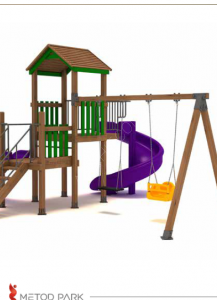 معدات ملعب الأطفال الخشبية تخلق بيئات اجتماعية آمنة للأطفال. يتم ...