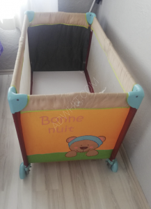 Used baby crib for sale  Price: 300 TL  Located in ...
