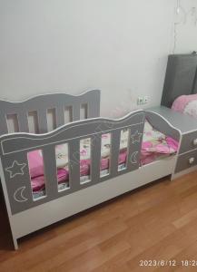 Used baby bed for sale  MDF wood with excellent accessories ...