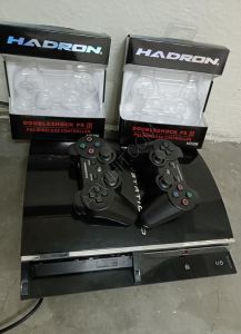 Used Playstation 3 for sale with two new controllers  500GB ...