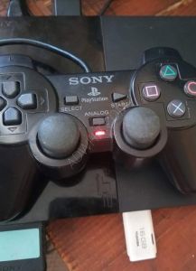 Used Playstation Ps2 for sale  2 controllers  16 GB flash ...