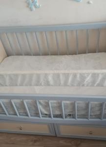 A rocking baby bed with a new double pressure mattress. Price ...
