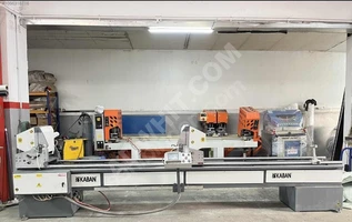 ماكينات بي في سي دبل هيد pvc double head machine 