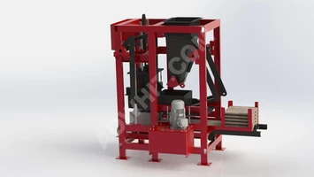 Block and interlock machine, fast, efficient, and economical