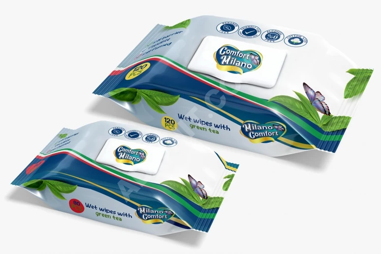 Milano Comfort  Yeşil Çay Özlü Islak Mendil
