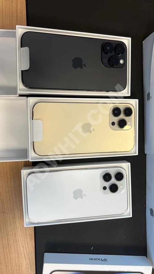 İngiltere versiyonu yeni kutuda iPhone Pro Max 14, 128 GB hafızalı cep telefonları