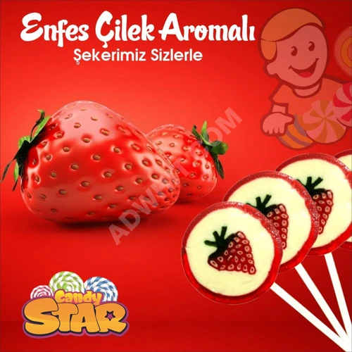 Meyveli Lolipop Şeker