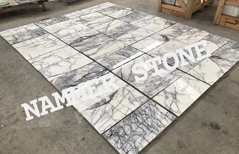 LİLAC MARBLE Türk Beyaz Leylak Mermer