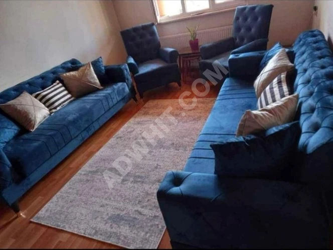 Meşe ağacından oturma takımı