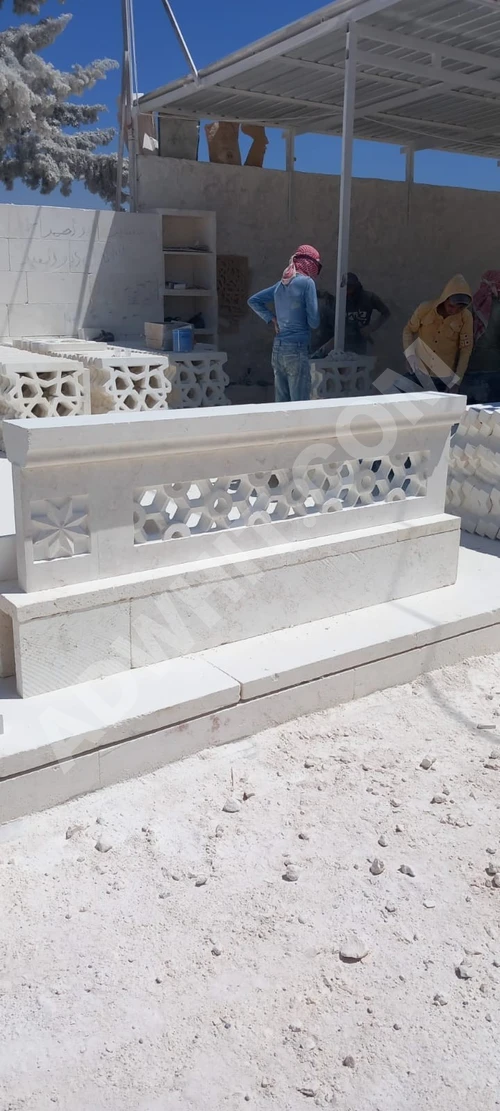 Doğal taş korkuluk dekorasyon