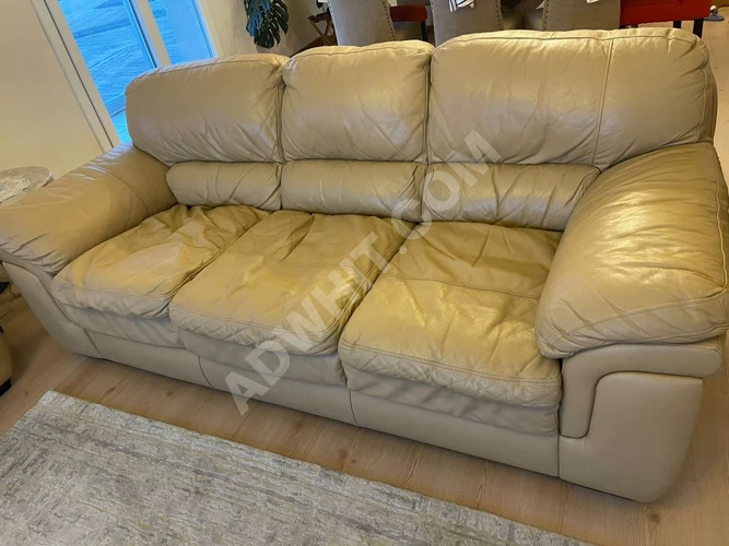 7 kişilik koltuk takımı + orijinal mermer orta sehpa+ iki adet orijinal mermer yan sehpa