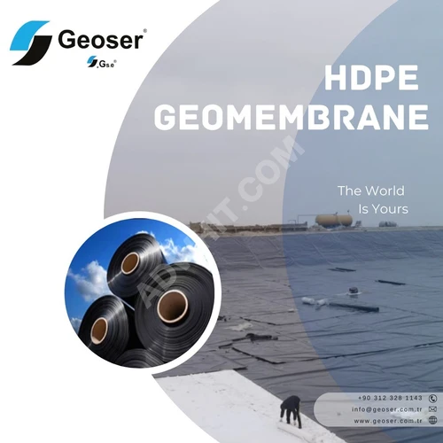  HDPE Yüksek Yoğunluklu Polietilen Geomembran