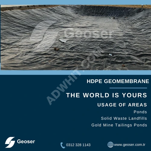 HDPE GEOMEMBRANE için havuz astar membranları