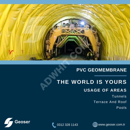 Su ve havuzlar için PVC geomebrane kaplama