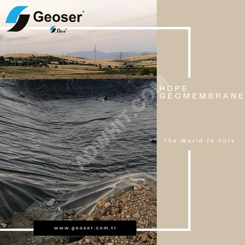 HDPE Geomembran  Yüksek Yoğunluklu Polietilen 