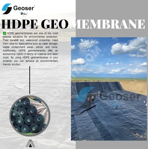 HDPE Su Havuzları için Geomembran