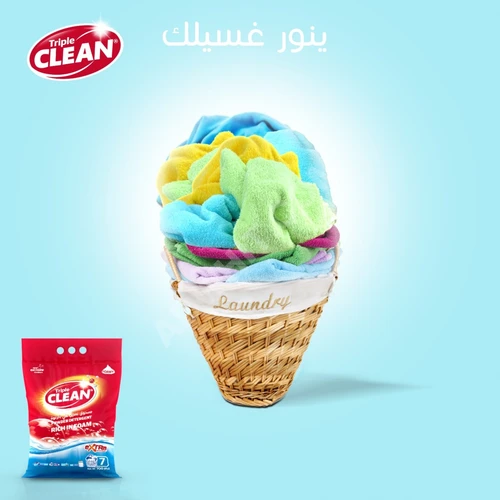 Triple Clean 100 gr yüksek köpüklü çamaşır deterjanı