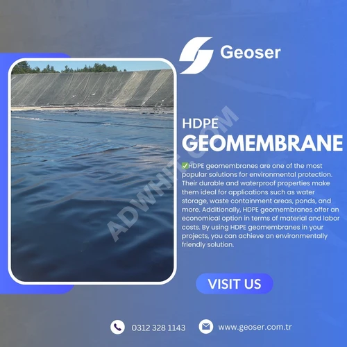  HDPE Yüksek Yoğunluklu Polietilen Geomembran 