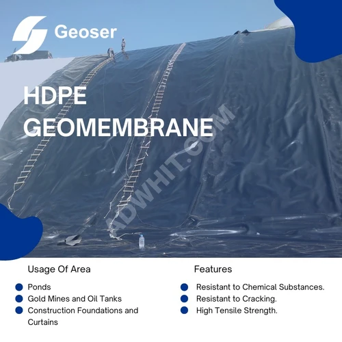 Yüksek Yoğunluklu Polietilen HDPE GEOMEMBRANE