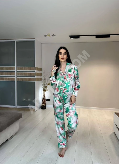 Kadın Saten Pijama