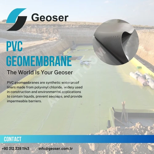 PVC GEOMEMBRANE PVC kaplama membranı