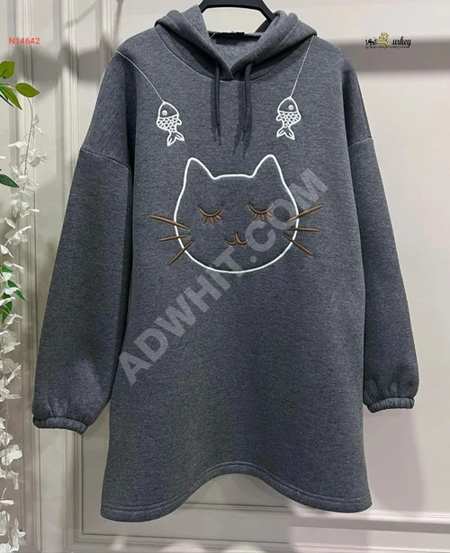 Kadın Kapşonlu Sweatshirt