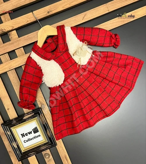 Kürklü Kışlık Bebek elbise