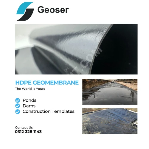  HDPE Yüksek Yoğunluklu Polietilen Geomembranı