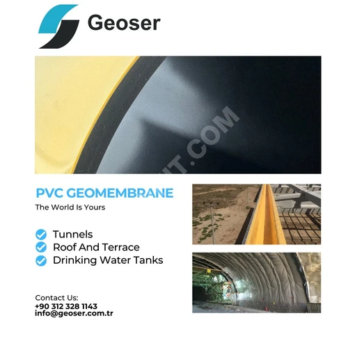 Suya karşı PVC zemin geomembranları