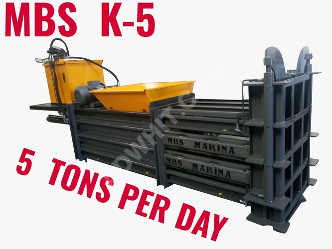 MBS-10LUK Manuel Bağlama Ön Kapak Balya Presi