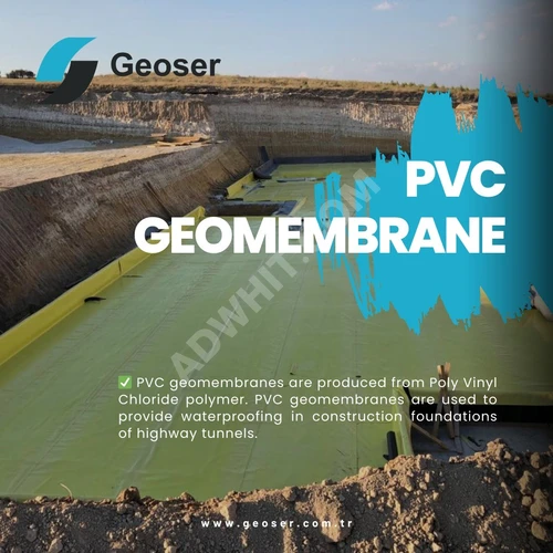 PVC su yalıtım geomembran