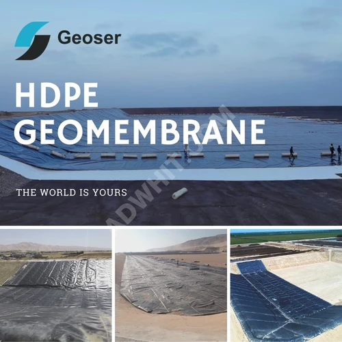 HDPE Geomembrane yüksek yoğunluklu polietilen
